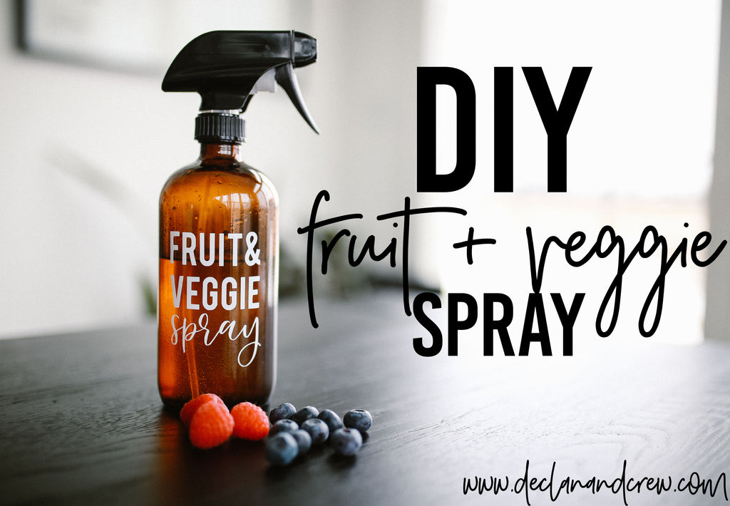 DIY Fruit + Veggie Spray